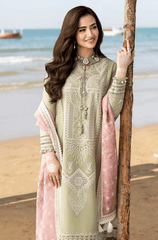 Summer 3PC Lawn Chicken Kari Embroidered Suit - BFRZ0040 - | BlueFery