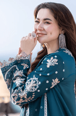 Summer 3PC Lawn Chikankari Embroidered Suit - BFA00050 - | BlueFery