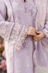 Summer 3PC Lawn Chikankari Embroidered Suit - BFA0028 - luxury | BlueFery