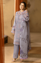 Summer 3PC Lawn Chikankari Embroidered Suit - BFB0284 - New Arrivals | BlueFery