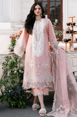 Summer 3PC Lawn Chikankari Embroidered Suit - BFB0624 - luxury | BlueFery