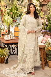 Summer 3PC Lawn Chikankari Embroidered Suit - BFB0632 - New Arrivals | BlueFery