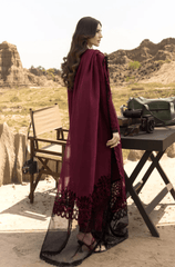 Summer 3PC Lawn Chikankari Embroidered Suit - BFB0633 - New Arrivals | BlueFery