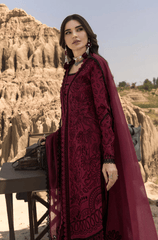 Summer 3PC Lawn Chikankari Embroidered Suit - BFB0633 - New Arrivals | BlueFery