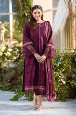Summer 3PC Lawn Chikankari Embroidered Suit - BFB0719 - New Arrivals | BlueFery
