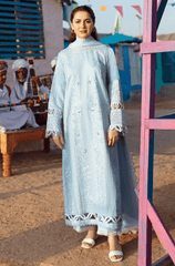 Summer 3PC Lawn Chikankari Embroidered Suit - BFB0722 - luxury | BlueFery