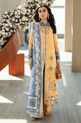 Summer 3PC Lawn Chikankari Embroidered Suit - BFB0723 - New Arrivals | BlueFery