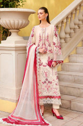 Summer 3PC Lawn Chikankari Embroidered Suit - BFB0727 - New Arrivals | BlueFery