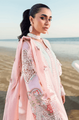 Summer 3PC Lawn Chikankri Embroidered Suit - BFB0650 - New Arrivals | BlueFery