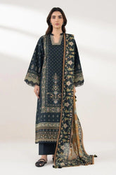 SAPPHIRE - Summer 3PC Lawn Digital Printed Shirt With Lawn Printed Dupatta and Trouser- BFB0706