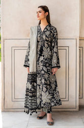 BAROQUE - Summer 3PC Lawn Digital Printed With Lawn Printed Dupatta and Trouser - BFB0717