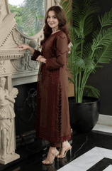 Summer 3PC Lawn Embroidered Dress - BFC00050 - | BlueFery