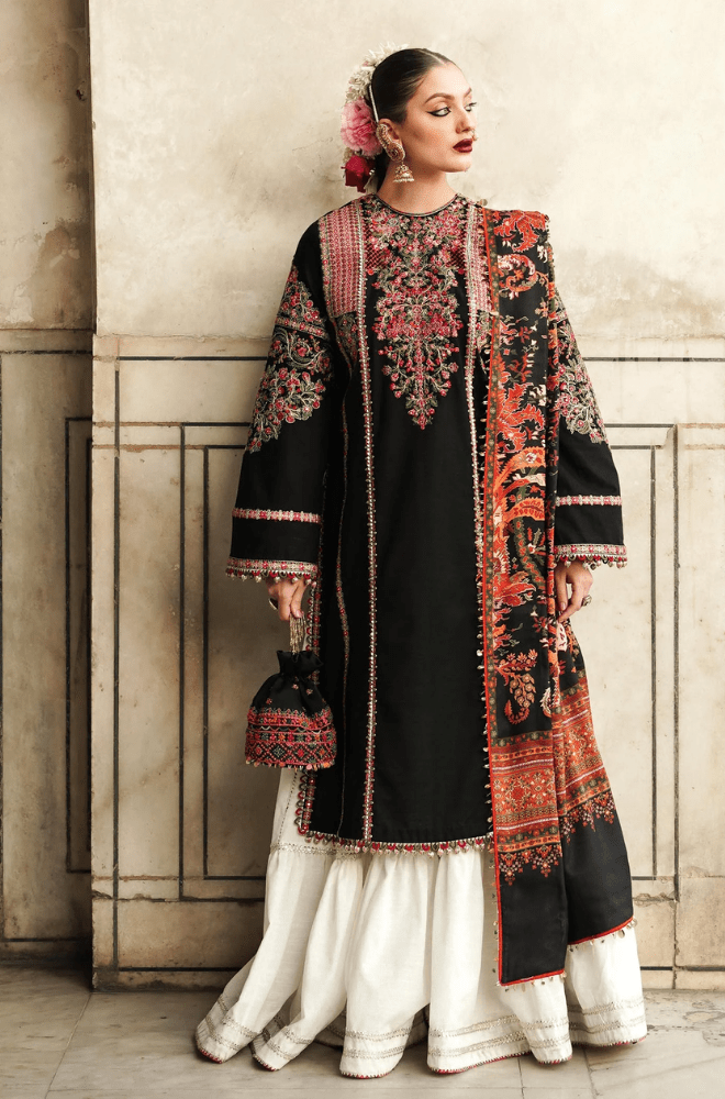 Summer 3PC Lawn Embroidered Suit - BFA0016 - | BlueFery