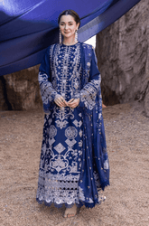 Summer 3PC Lawn Embroidered Suit - BFA0026 - luxury | BlueFery