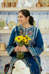 Summer 3PC Lawn Embroidered Suit - BFB0126 - | BlueFery