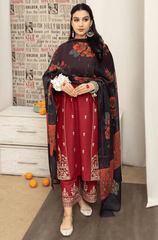 Summer 3PC Lawn Embroidered Suit - BFB0136 - | BlueFery