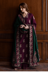 Summer 3PC Lawn Embroidered Suit - BFB0566 - luxury | BlueFery