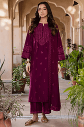 Summer 3PC Lawn Embroidered Suit - BFB0611 - New Arrivals | BlueFery