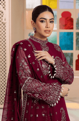 Summer 3PC Lawn Embroidered Suit - BFB0617 - | BlueFery