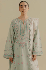 Summer 3PC Lawn Embroidered Suit - BFB0635 - New Arrivals | BlueFery