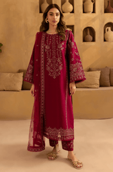 Summer 3PC Lawn Embroidered Suit - BFB0663 - New Arrivals | BlueFery