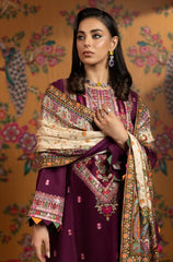 Summer 3PC Lawn Embroidered Suit - BFB0682 - New Arrivals | BlueFery