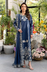 Summer 3PC Lawn Embroidered Suit - BFB0720 - New Arrivals | BlueFery