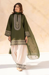 Summer 3PC Lawn Embroidered Suit - BFB0735 - | BlueFery