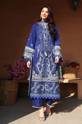 Summer 3PC Lawn Embroidered Suit - BFB0739 - | BlueFery