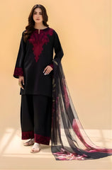 Summer 3PC Lawn Embroidered Suit - BFB0742 - Unstitched | BlueFery