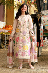 Summer 3PC Lawn Embroidered Suit - BFB0743 - New Arrivals | BlueFery