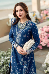 Summer 3PC Lawn Embroidered Suit - BFB0757 - | BlueFery