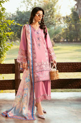 Summer 3PC Lawn Embroidered Suit - BFB0762 - New Arrivals | BlueFery