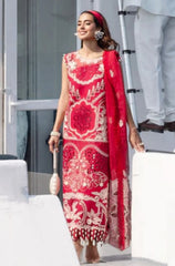 Summer 3PC Lawn Embroidered Suit - BFB0772 - luxury | BlueFery