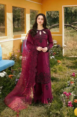 Summer 3Piece Lawn Embroidered Suit - BFB0747 - Unstitched | BlueFery