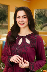 Summer 3Piece Lawn Embroidered Suit - BFB0747 - Unstitched | BlueFery