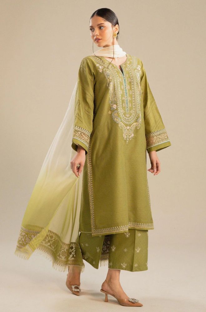 Summer 3Piece Lawn Embroidered Suit - BFB0749 - New Arrivals | BlueFery