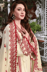 Winter 3PC Dhanak Embroidered Suit - BFB0476 - | BlueFery