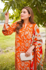 Winter 3PC Khaddar Digital Printed Dress - BFB0583 - | BlueFery