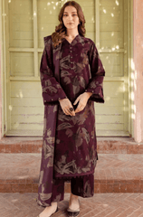 Winter 3PC Khaddar Digital Printed Dress - BFU0443 - | BlueFery