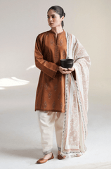 Zara Shahjahan - Lawn Embroidered Suit - BFB0307 - | BlueFery