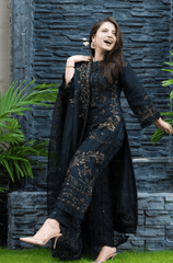 Summer 3PC Lawn Embroidered Shirt - BFU00010 - New Arrivals | BlueFery