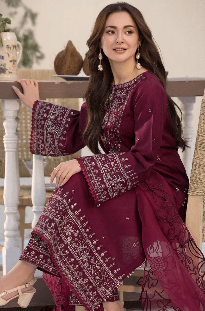 Mid-Season Unstitched 2 Piece and 3 Piece Suits for Women - BlueFery