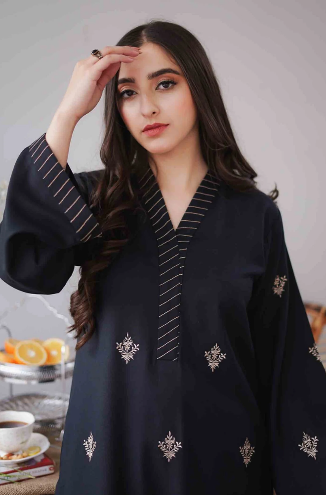 Asling - Winter 3PC Dhanak Embroidered Suit - BFB0203