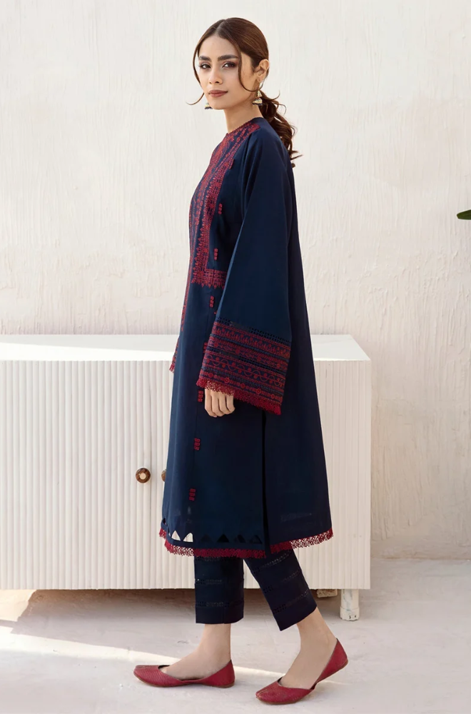 Jazmin - 3PC Dhanak Embroidered Shirt With Dhanak  Dupatta and Trouser - BFB0932