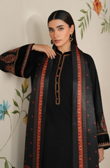 Baroque - Winter 3PC Dhanak Embroidered Suit - BFB0539