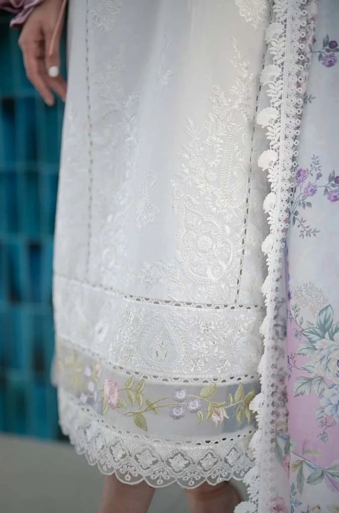 Jazmin - 3PC Lawn Embroidered Shirt with Monar Printed Dupatta and Trouser - BFB0429