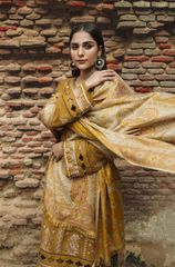 RajBari - 3PC Dhanak Embroidered Suit - BFB0206