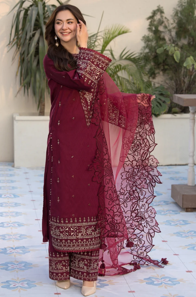 Allys - 3PC Lawn Embroidered Suit - BFU0113