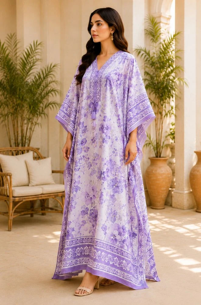 BlueFery - Kaftan Printed Lawn Dress - BKT002